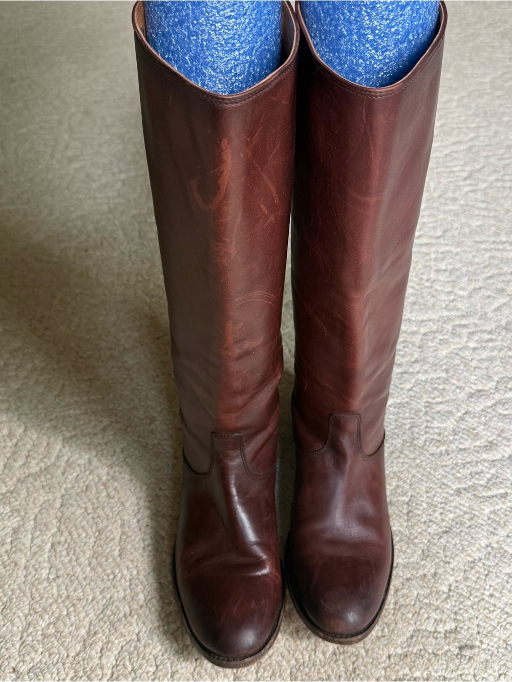 Frye Melissa Button Back Leather Boots sz 8